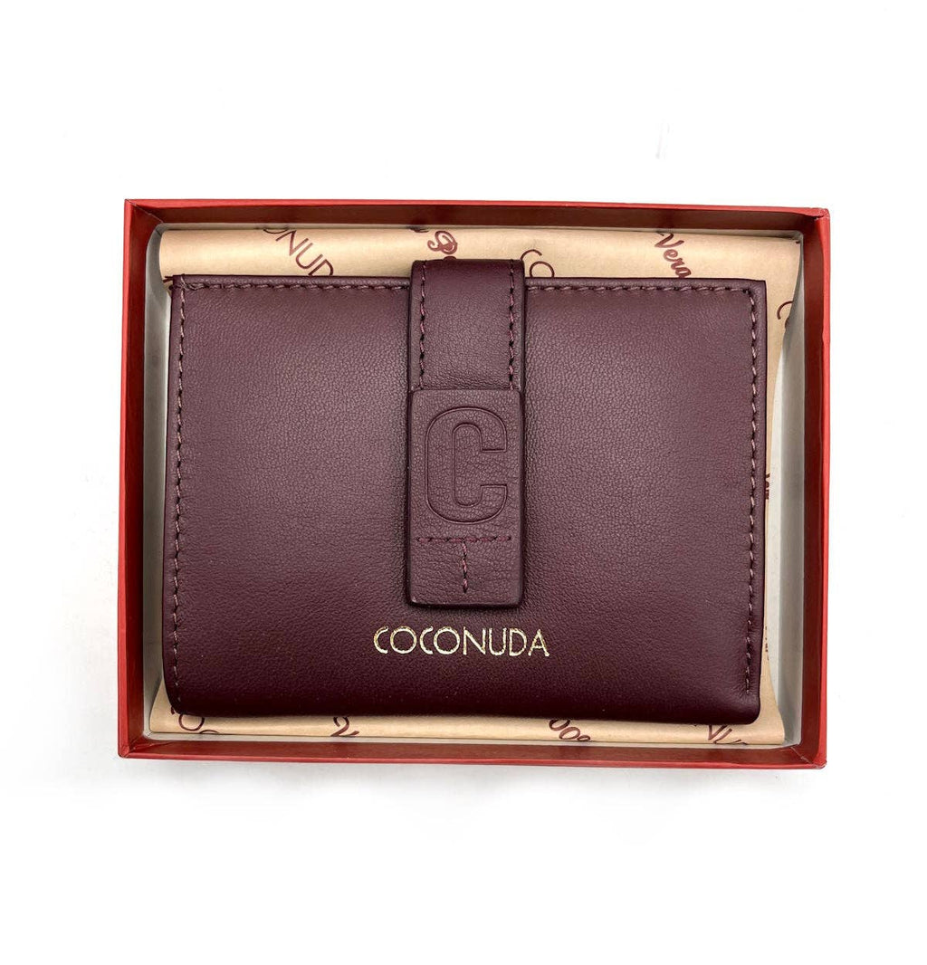 Portefeuille en cuir véritable, Coconuda - Sublimelle91