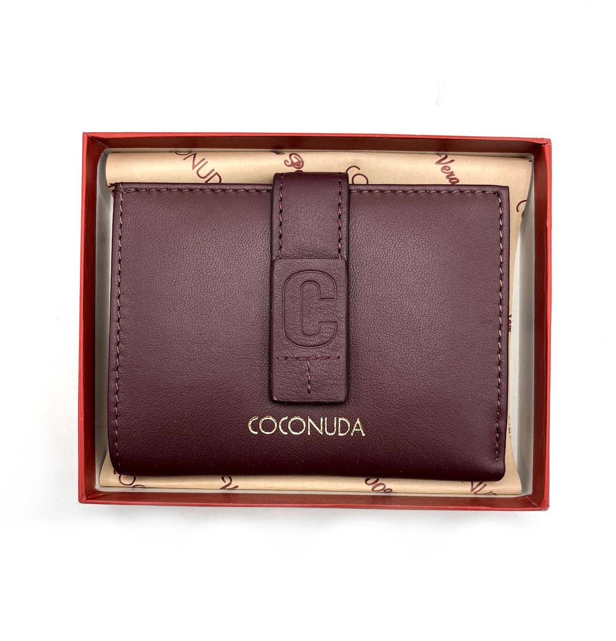 Portefeuille en cuir véritable, Coconuda - Sublimelle91