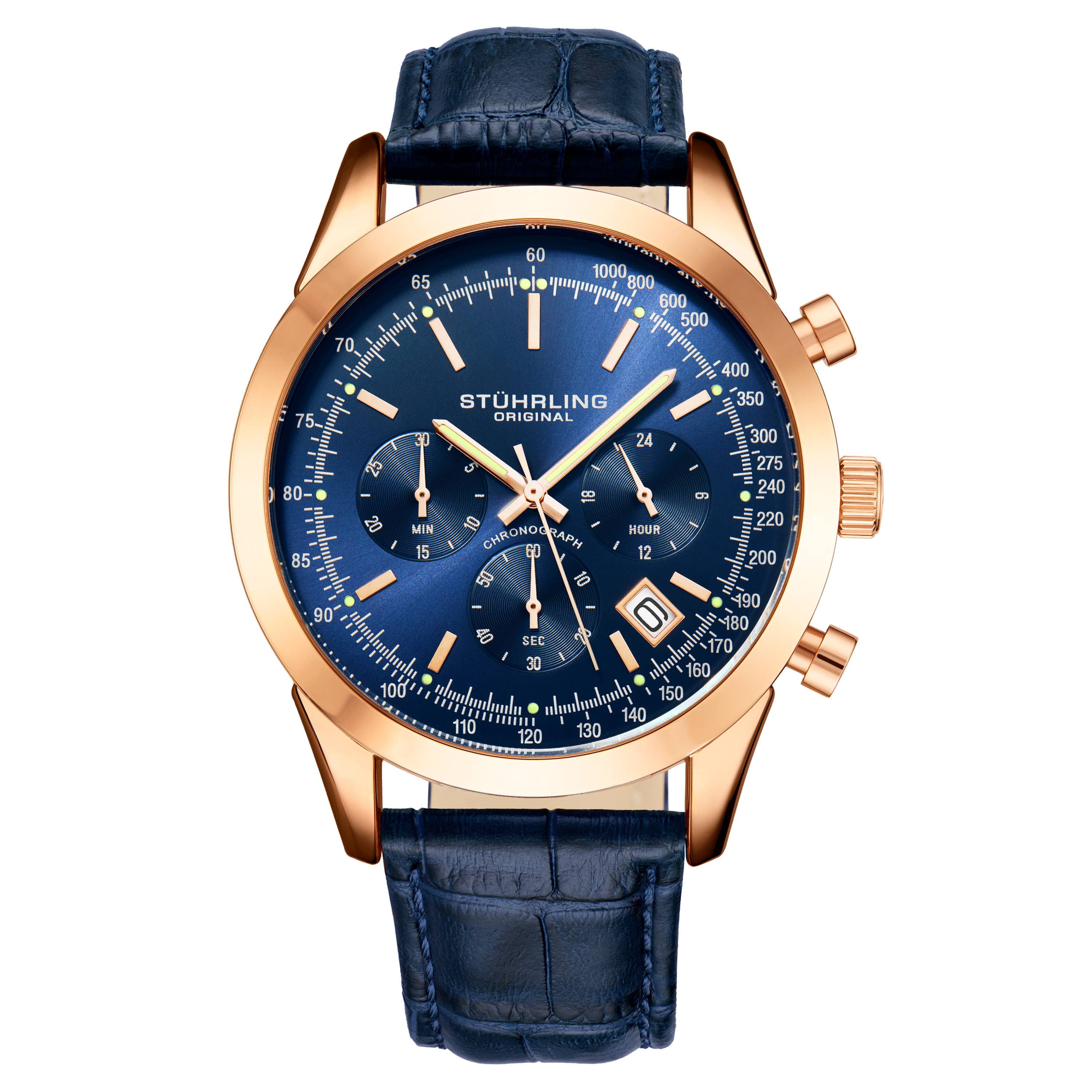 Chronographe à quartz Rialto avec tachymètre 44 mm
