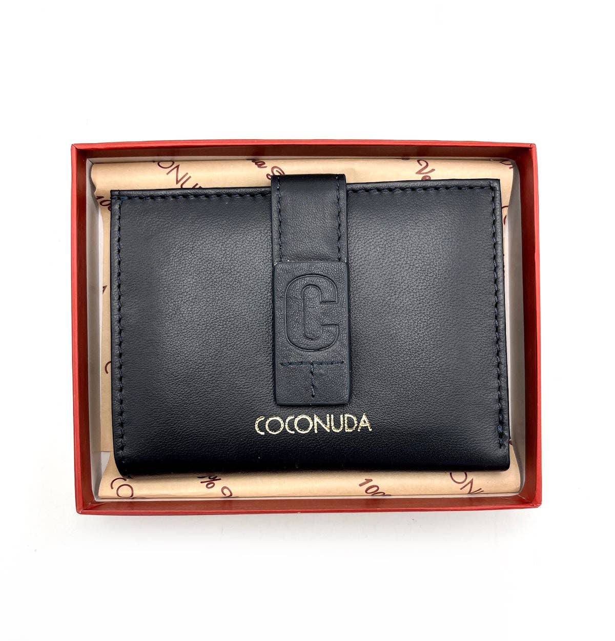 Portefeuille en cuir véritable, Coconuda - Sublimelle91