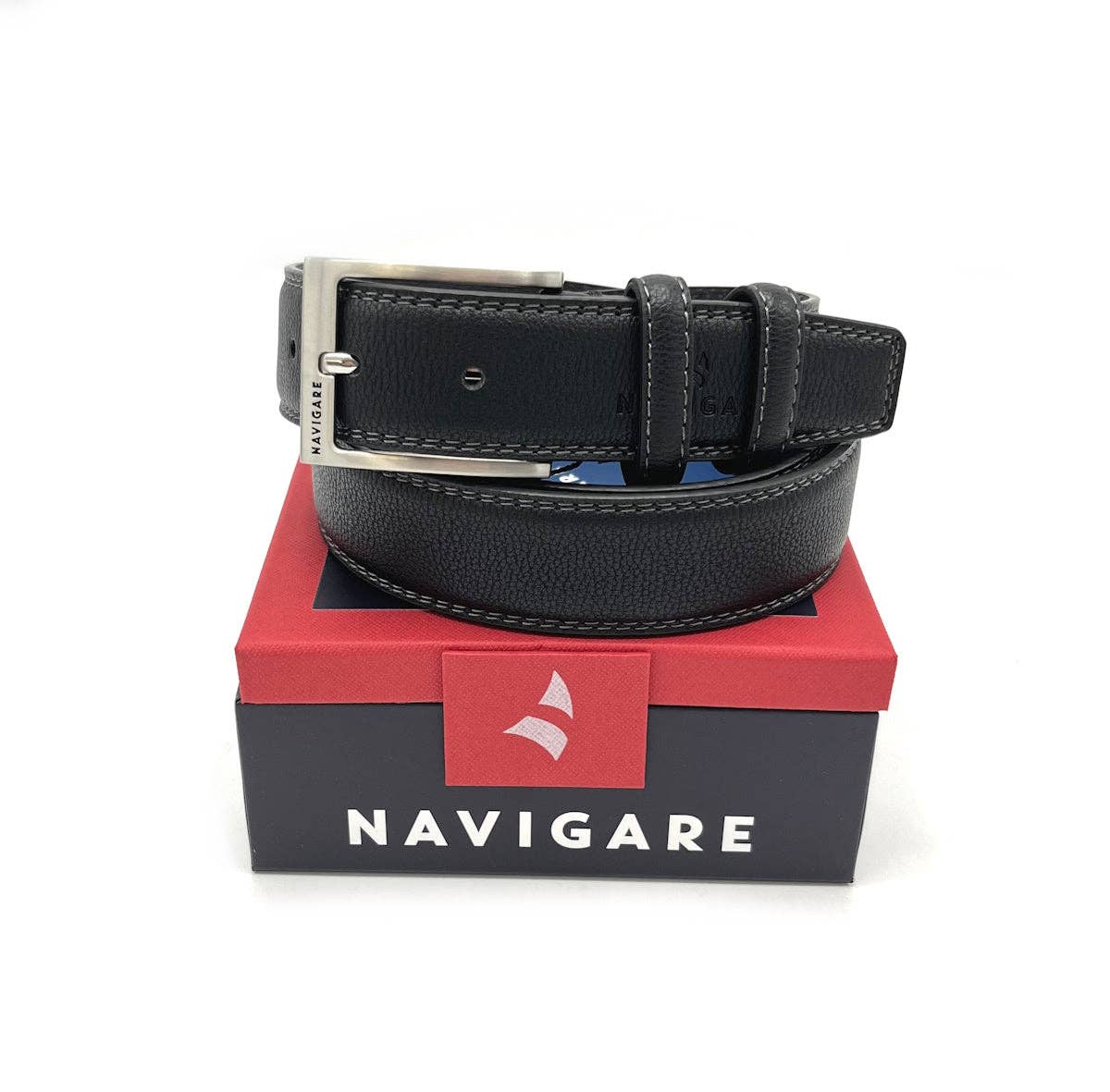 Ceinture en cuir avec coffret cadeau, Navigare - Sublimelle91