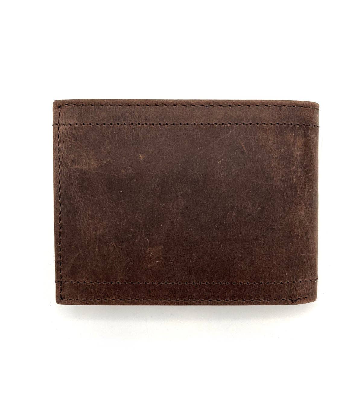 Portefeuille en cuir véritable, effet vintage - Sublimelle91