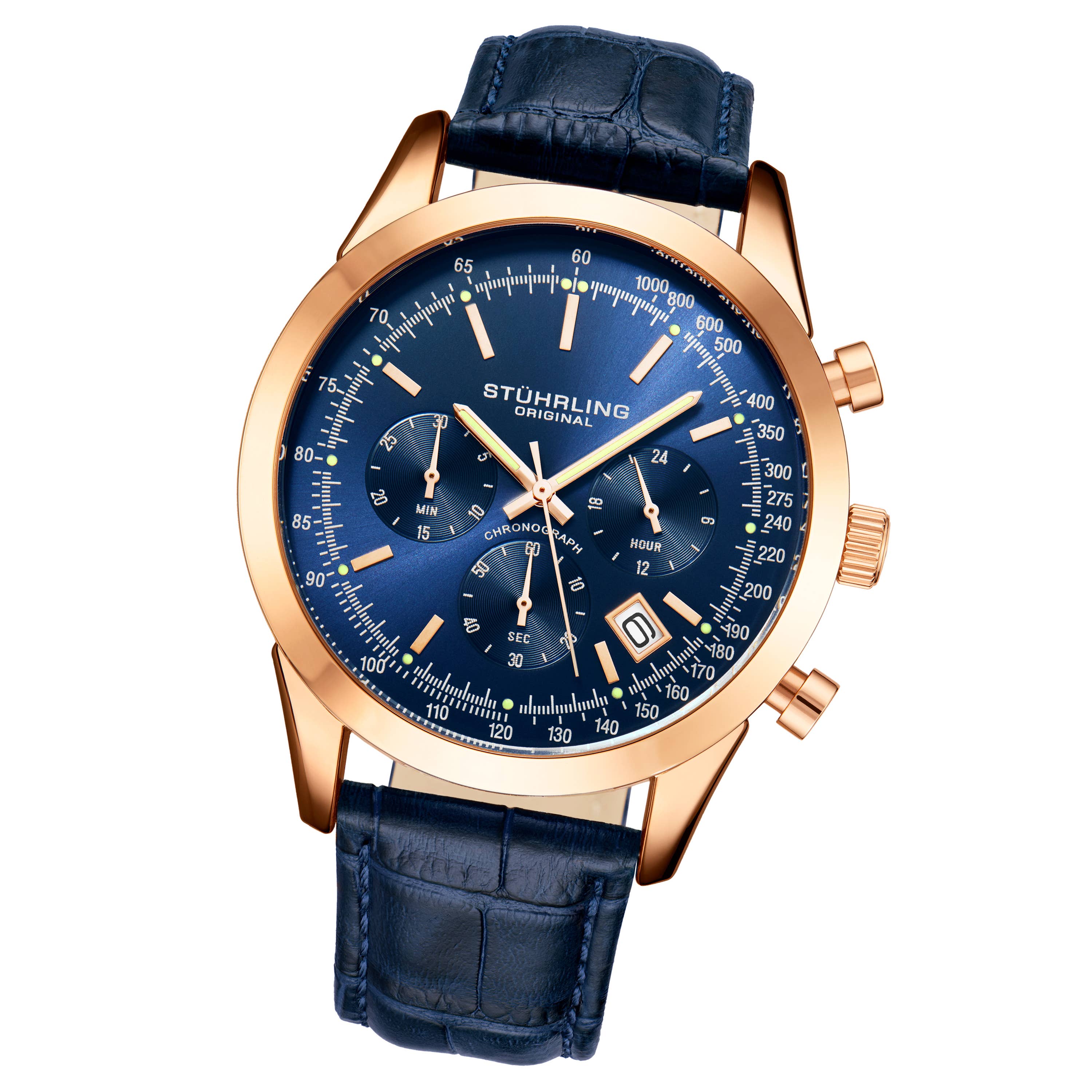Chronographe à quartz Rialto avec tachymètre 44 mm